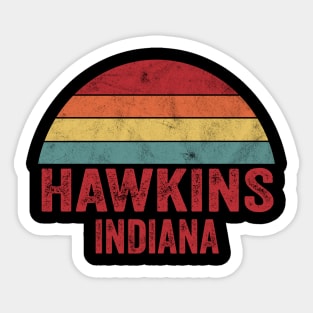 Hawkins Indiana Sticker